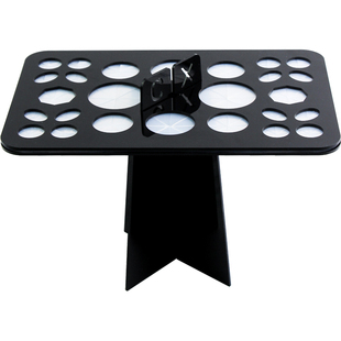 化妆刷晾刷晾晒架子挂式收纳架清洗器清洁盒洗刷垫干支架工具神器