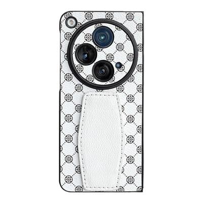 oppofindn5手机壳皮质支架指环