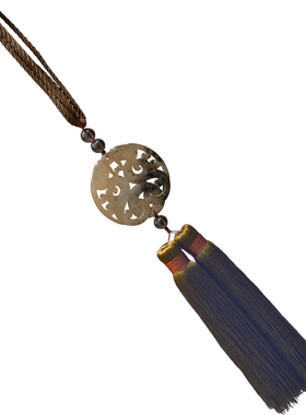 手工创意流苏吊穗天然玉石