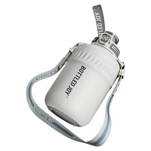 吨吨桶顿顿手提带吸管保温杯大容量1升男款运动双饮口水杯子学生