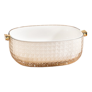 双层洗菜盆沥水篮厨房菜篮滤水篮洗水果神器轻奢淘菜盆菜篮子洗菜