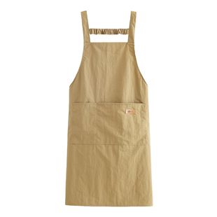 舒适成人围腰防泼水围裙透气厨房做饭干活家用罩衣定制logo工作服