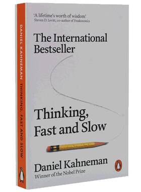 预售 思考快与慢 快思慢想英文原版 Thinking fast and slow 诺贝尔经济学奖得主 丹尼尔·卡内曼 Daniel Kahneman