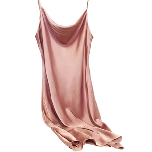性感睡衣女夏款丝绸吊带睡裙女士冰丝绸家居服露背荡领夏季火辣