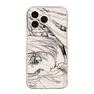 线稿葬送的芙莉莲适用华为pura70手机壳mate80promax透明60二次元50动漫40男生nova15新款13套12/11/10/9/8/7