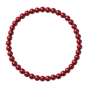 福一方原矿朱砂手串本命年蜜蜡金珠绿松石手链女款马年新款礼物