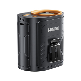 9000mAh超轻超长续航】MINISO名创优品挂腰风扇工地户外便携式随身降温神器USB充电小型挂脖制冷电风扇小空调