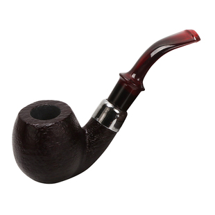 敦豪实木烟斗男士老式传统旱烟袋过滤烟丝斗烟袋锅旱烟杆全套配件