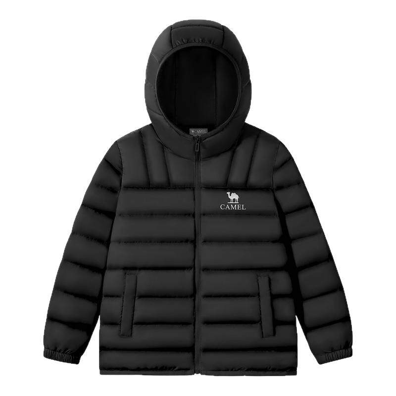骆驼儿童羽绒服连帽大童面包服