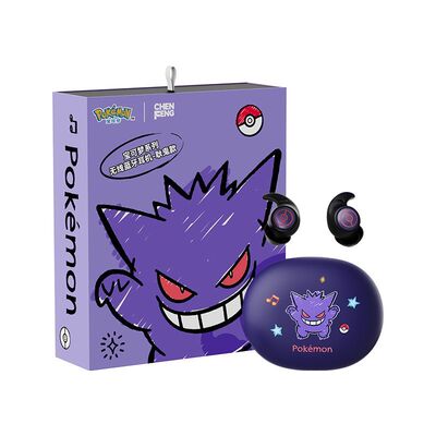 pokemon/宝可梦6.0蓝牙耳机APP智联定位侧睡不压耳AI降噪低延迟
