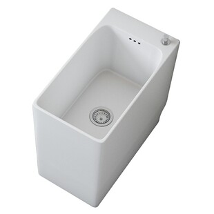 陶爵士小户型家用窄长款洗拖把池阳台拖布池卫生间落地小号墩布池