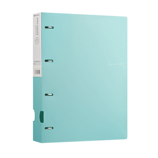 四孔a4打孔活页夹4孔文件夹a4纸夹子资料册透明插页11孔袋活页本外壳装订成册试卷夹书夹子试卷收纳整理神器