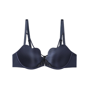 23款安莉芳E200603配套净色光面女士文胸小胸厚杯聚拢内衣EB00609