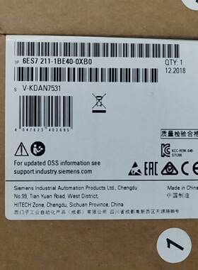 溢价-6ES7 211-1BE40-0XB0 PLC CPU