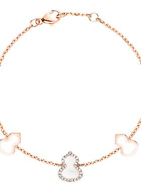 周珍珍福禄生财 不易掉色碎钻手链女轻奢小众精致2026年新款手饰