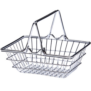 创意餐具 快餐店餐厅酒店 铁艺餐前包碟面包篮薯条炸鸡购物篮篮子