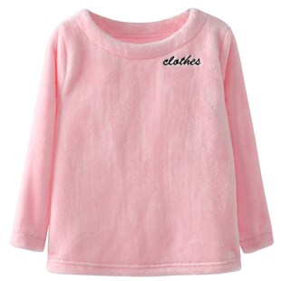 秋冬男女儿童家居服上衣法兰绒宽松大码保暖睡衣毛绒珊瑚绒单件