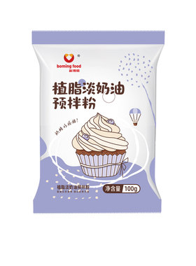新博明淡奶油预拌粉100g轻松打发