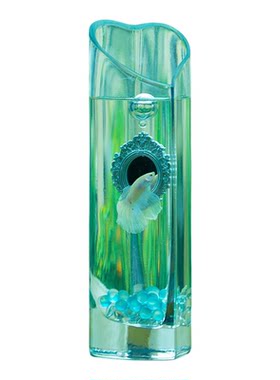 爱悦宝玻璃斗鱼缸鱼斗鱼虾