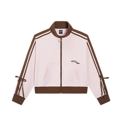 特步外套正品女款春季新款翻领服
