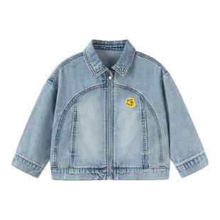 巴拉巴拉儿童牛仔外套小童宝宝纯棉上衣儿童衣服2026春装新款童装