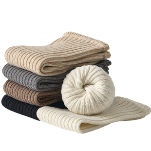 43%羊毛袜套堆堆袜秋冬季显瘦小腿袜y2k搭雪地靴冬天保暖腿套混纺