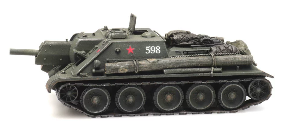 [HO 鎴愬搧 Artitec 6870231 WW II 寰疯粛淇樼嵅 SU-122绐佹搳鐮]