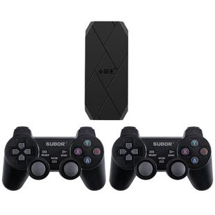 小霸王家用游戏机连电视2025新款无线手柄高清插卡式游戏盒子ps1街机双人童年经典儿童家庭D001