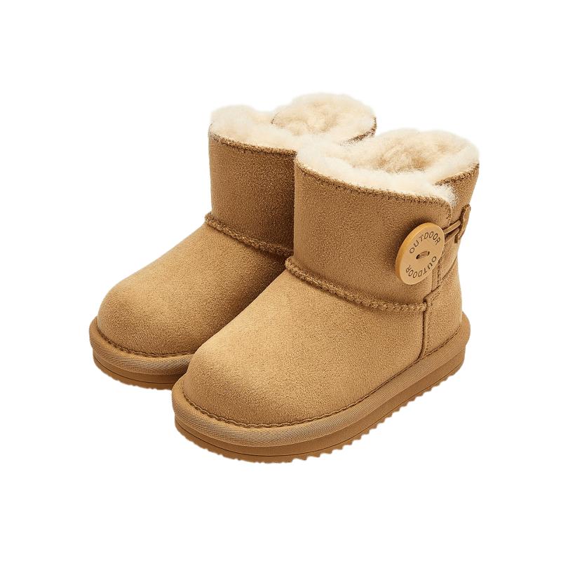 巴拉巴拉棉靴男童女童雪地靴加绒