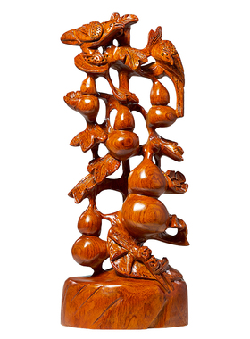 花梨木葫芦客厅办公室新古典