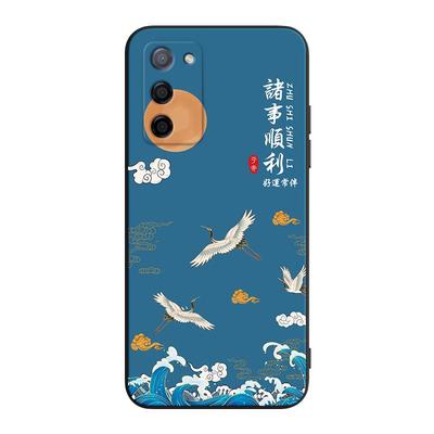 秋昊适用于oppoa55全包新款手机壳pemm00软硅胶防摔保护套oppo欧珀a55s时尚复古国风外壳opopa56妈妈用个性潮