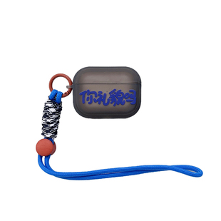 你礼貌吗airpodspro2保护套适用苹果蓝牙耳机壳2代磨砂黑色3代硅胶pro创意文1代套全包防摔新款网红带挂绳包