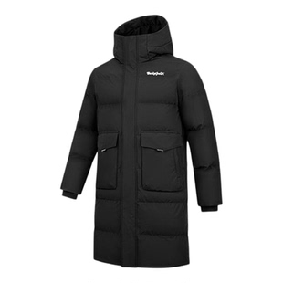 乔丹羽绒服男款2025冬季新款中长款保暖防风外套男QDAGM3261015