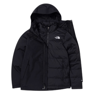 【自营】北面The North Face三合一冲锋衣男防风外套鹅绒内胆保暖