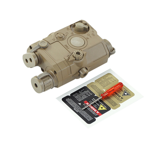 多功能PEQ-15镭射电池盒绿激光战术手电筒红外线20-22MM导轨通用