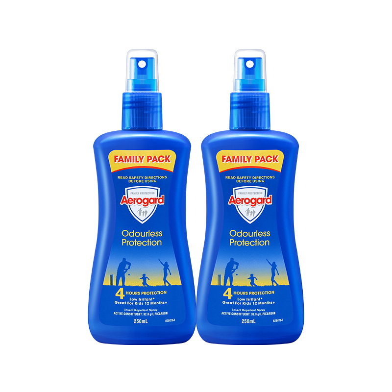 Aerogard澳乐家宝宝驱蚊液250mlx2瓶防蚊喷雾室内家用防蚊虫叮咬