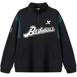 【商场同款】特步童装春季新款男童潮流套头卫衣大童运动儿童上衣