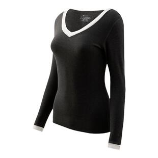 保暖内衣女上衣加绒加厚德绒发热打底衫修身内搭秋衣秋冬季可外穿