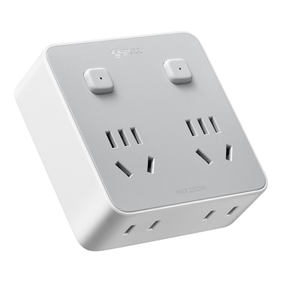 公牛多功能插座扩展多孔插排插线板插板一转二三多功能转换器插头