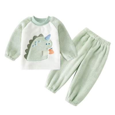 宝宝睡衣冬季加绒加厚