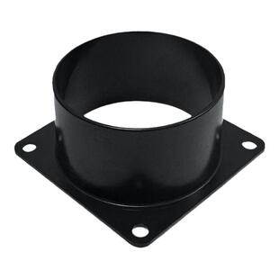 天圆地方通风口方变圆管道接头方转圆100-150-200方形75平底法兰