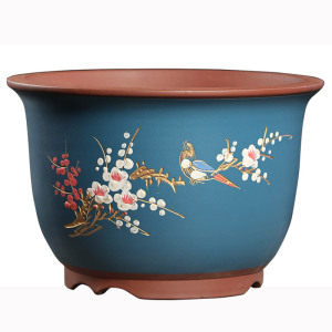 发财树批发清仓紫砂花盆