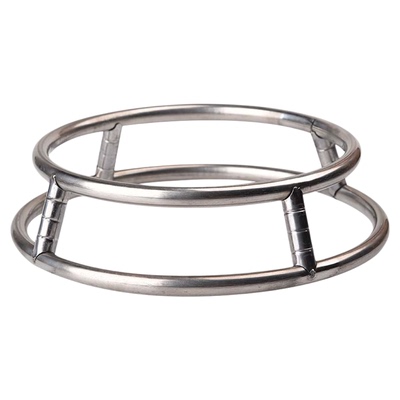 不锈钢圆管锅架双层置物防烫架子