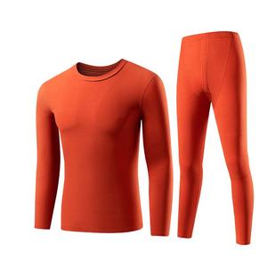 HLA/海澜之家男7A抗菌保暖内衣280G阳离子加厚蚕丝护膝贴片套装