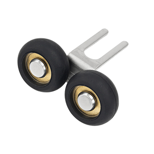 衣柜移门上滑轮厨房推拉门上轮卫生间导轨轮子滚轮橱柜上轨道轮