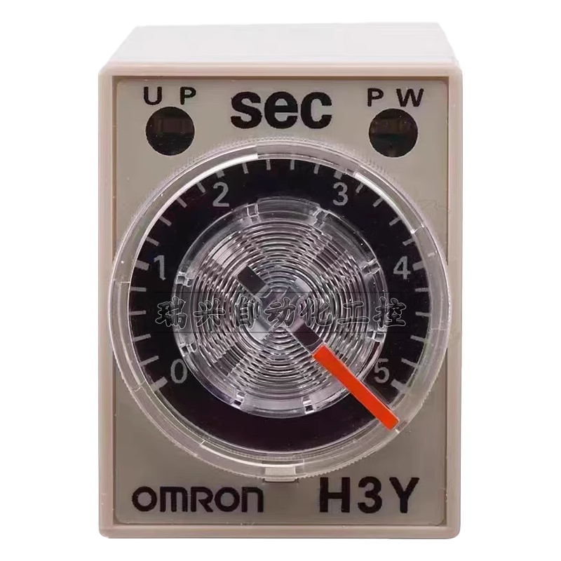 欧姆龙时间继电器H3Y-2通电延时DC24V正品H3Y-4-C AC220V小型8脚