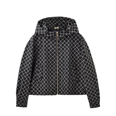 DSEA73931 保罗彼得2025年春装新款女士长袖连帽时尚短外套上衣