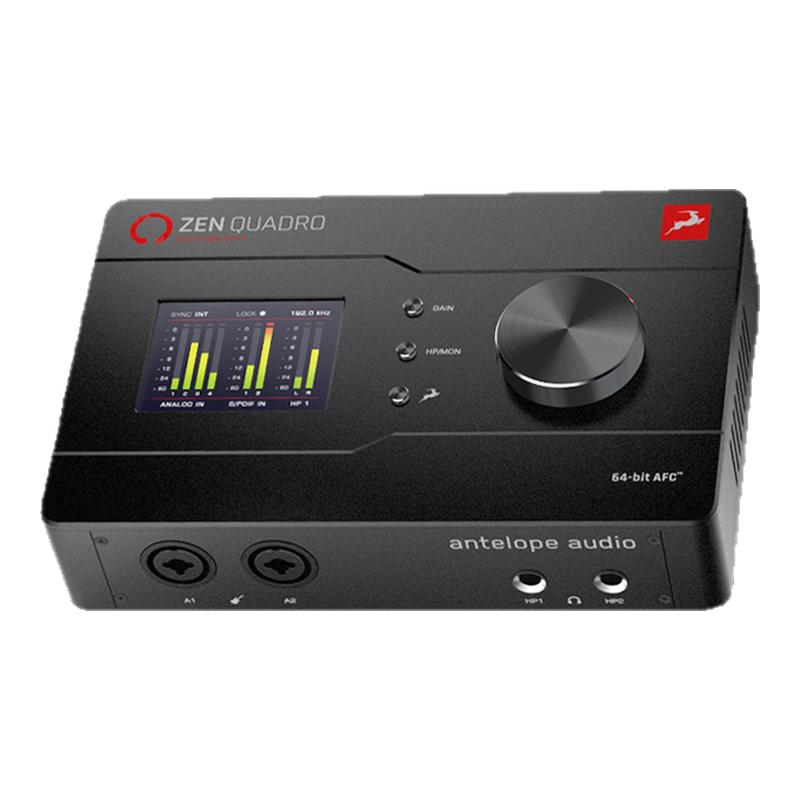 Antelope羚羊Zen quadro外置便携USB声卡接口otg手机直播录音唱歌