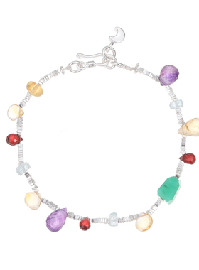 梵灵多宝澳玉水晶手链纯银轻奢