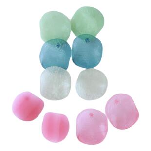 薄荷蓝绿色虾片耳环王菲同款时尚夸张耳钉2026超火新款爆款度假风